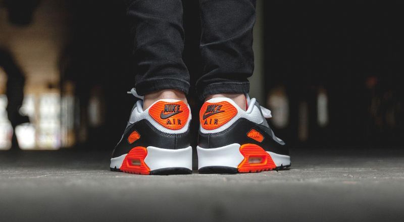 Nike Air Max 90 Essential Fehér Szürke Férfi Hétköznapi / Antracit-hűvös Szürke-fekete