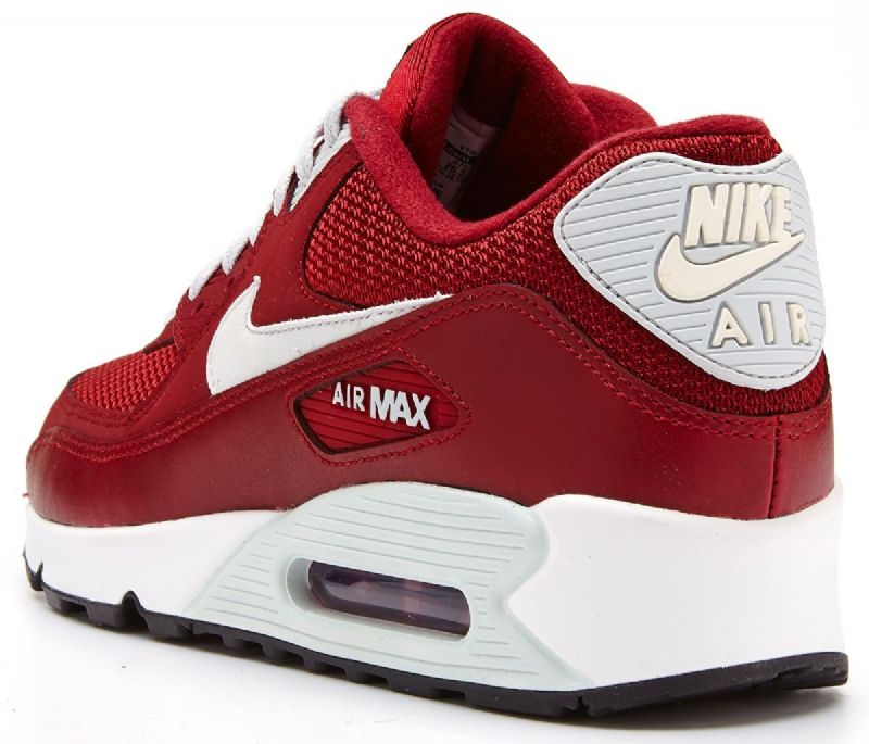Nike Air Max 90 Essential Férfi Alkalmi Csapat Piros/fehér