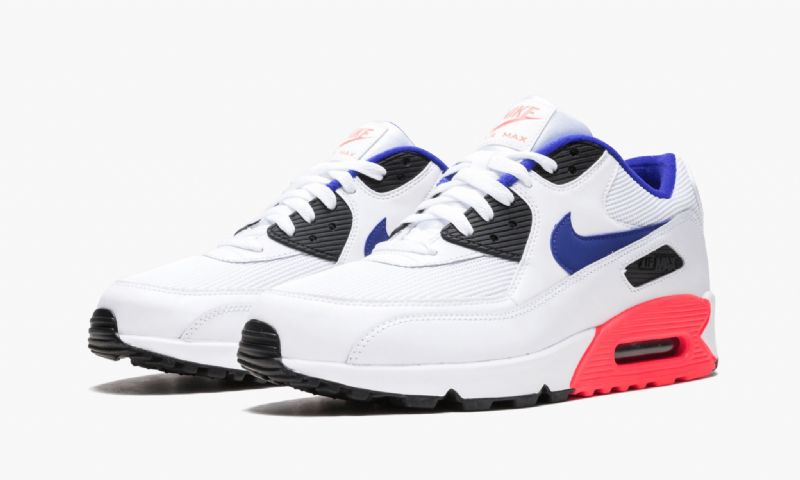 Nike Air Max 90 Essential Férfi Alkalmi Fehér / Ultramarine-solar Piros