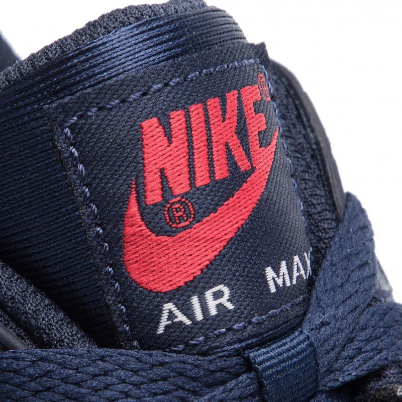 Nike Air Max 90 Essential Férfi Alkalmi Midnight Sötétkékegyetem Vörösobsidianfehér