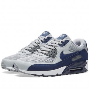Nike Air Max 90 Essential Férfi Alkalmi Wolf Szürke Bináris Kék / Fehér