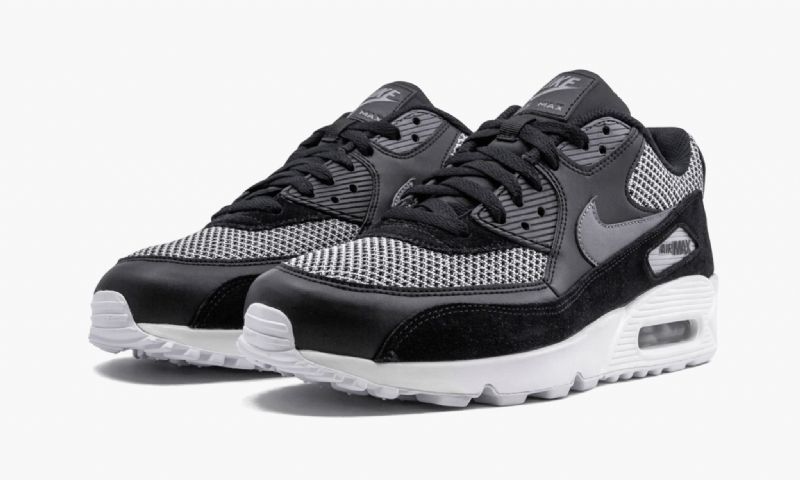 Nike Air Max 90 Essential Férfi Hétköznapi Fekete / Sötétszürke / Króm
