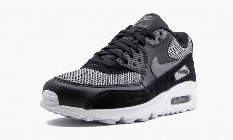 Nike Air Max 90 Essential Férfi Hétköznapi Fekete / Sötétszürke / Króm