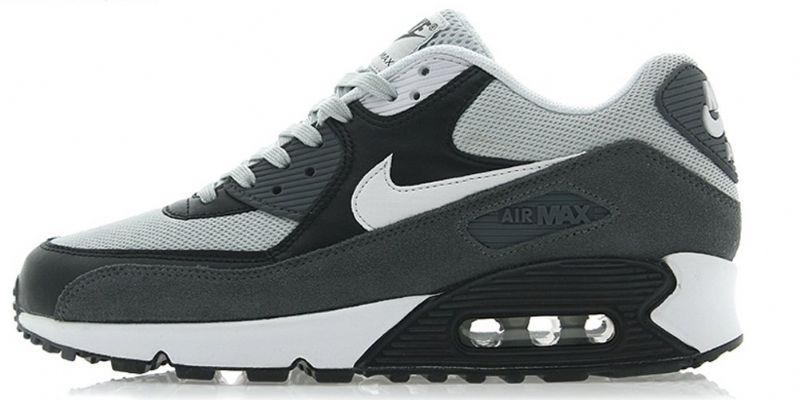 Nike Air Max 90 Essential Férfi Hétköznapi Szürke Köd / Fehér-fekete / Sötétszürke