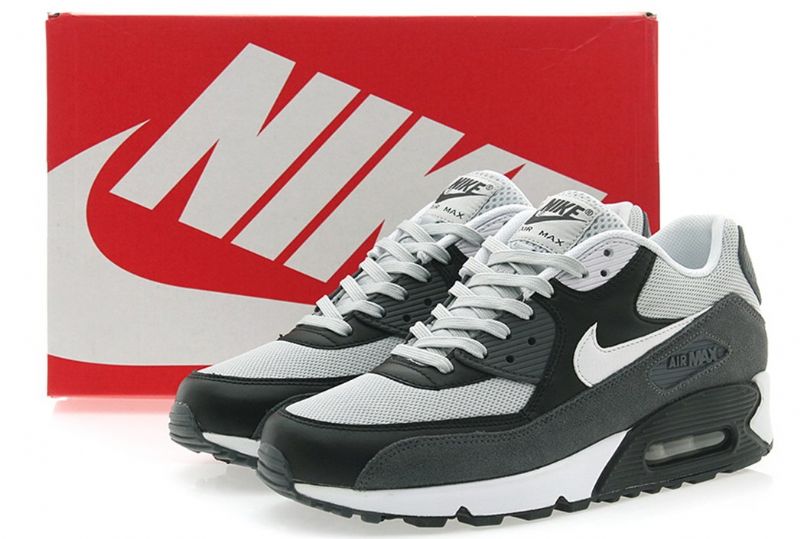 Nike Air Max 90 Essential Férfi Hétköznapi Szürke Köd / Fehér-fekete / Sötétszürke