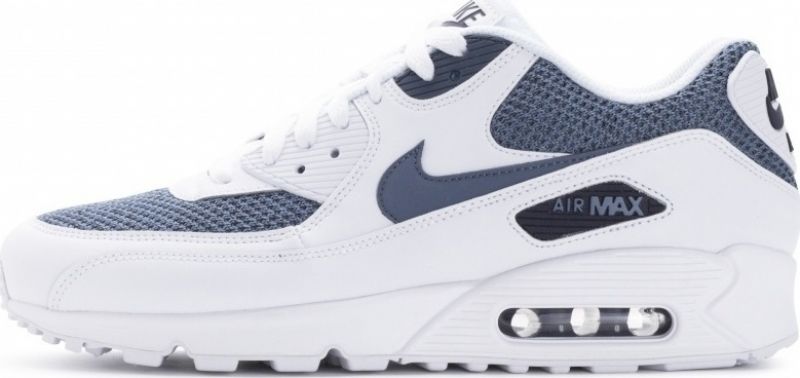 Nike Air Max 90 Essential Férfi / Női Alkalmi Fehér / Armory Kék-armory Kék