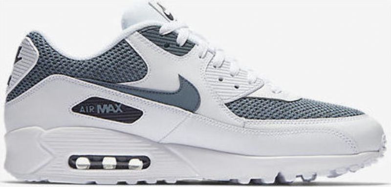 Nike Air Max 90 Essential Férfi / Női Alkalmi Fehér / Armory Kék-armory Kék