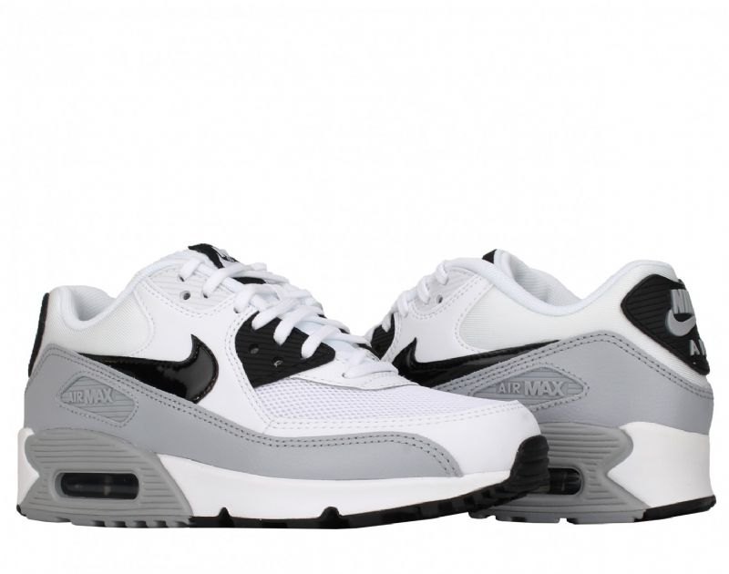 Nike Air Max 90 Essential Férfi / Női Alkalmi Fehér / Fekete-farkasszürke
