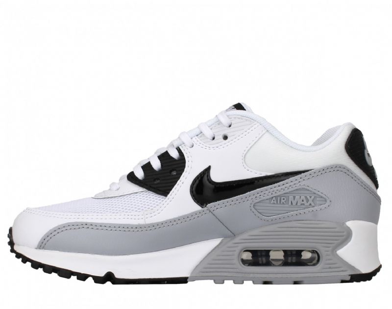 Nike Air Max 90 Essential Férfi / Női Alkalmi Fehér / Fekete-farkasszürke