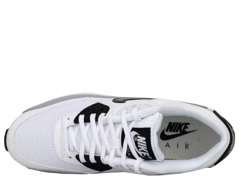 Nike Air Max 90 Essential Férfi / Női Alkalmi Fehér / Fekete-farkasszürke