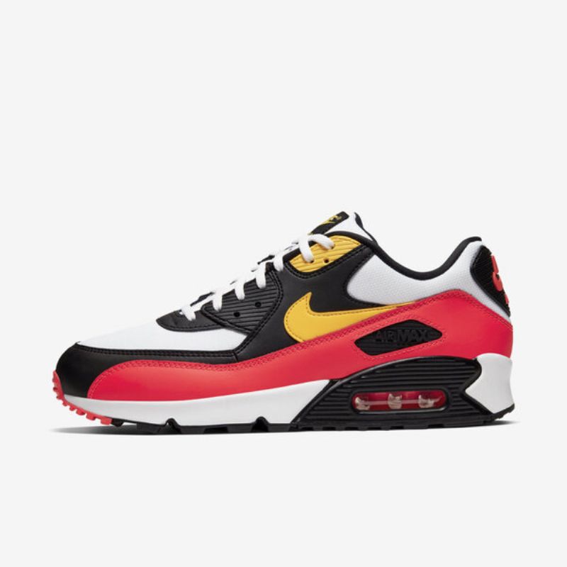 Nike Air Max 90 Essential Férfi / Női Alkalmi Fehér / Króm Sárga-fekete