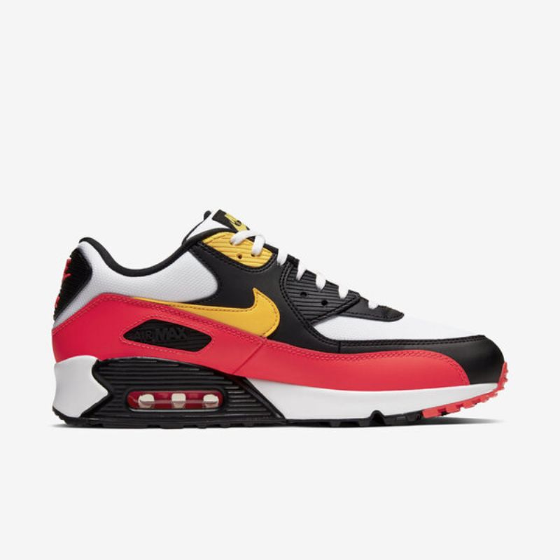 Nike Air Max 90 Essential Férfi / Női Alkalmi Fehér / Króm Sárga-fekete
