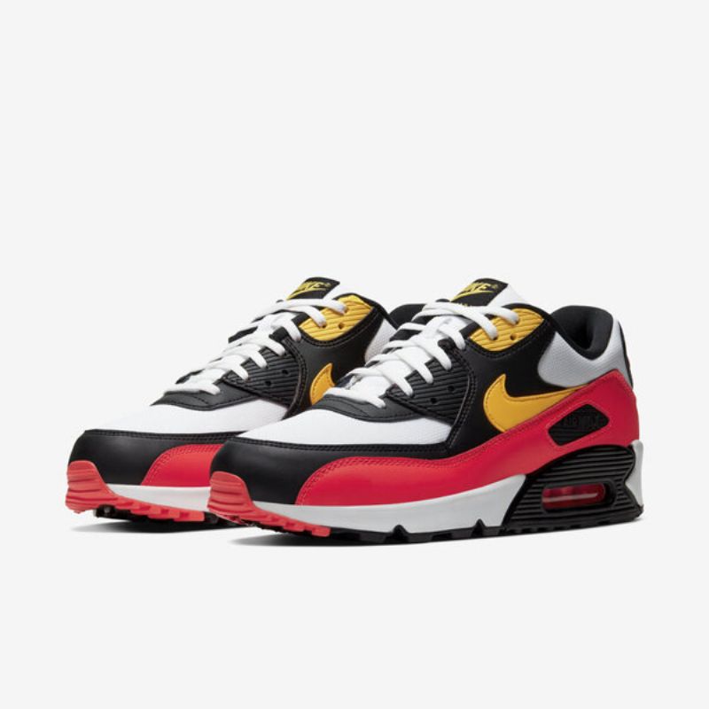 Nike Air Max 90 Essential Férfi / Női Alkalmi Fehér / Króm Sárga-fekete
