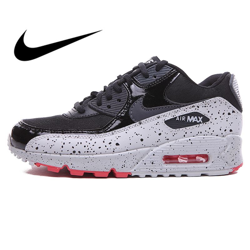 Nike Air Max 90 Essential Férfi / Női Alkalmi Fekete / Antracit-lite Alap Szürke-geránium