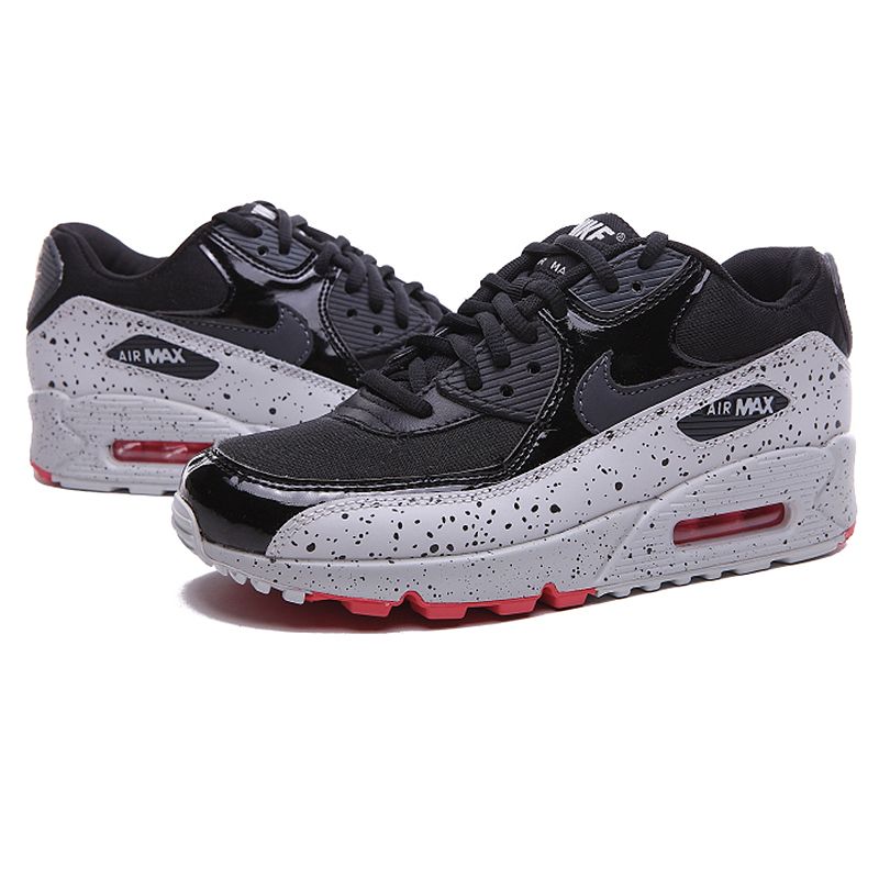 Nike Air Max 90 Essential Férfi / Női Alkalmi Fekete / Antracit-lite Alap Szürke-geránium