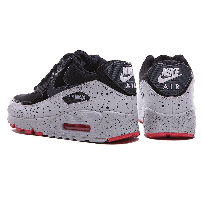 Nike Air Max 90 Essential Férfi / Női Alkalmi Fekete / Antracit-lite Alap Szürke-geránium
