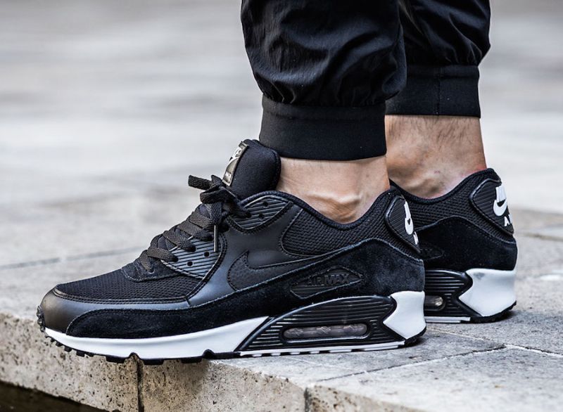 Nike Air Max 90 Essential Férfi / Női Alkalmi Fekete / Fekete-fehér