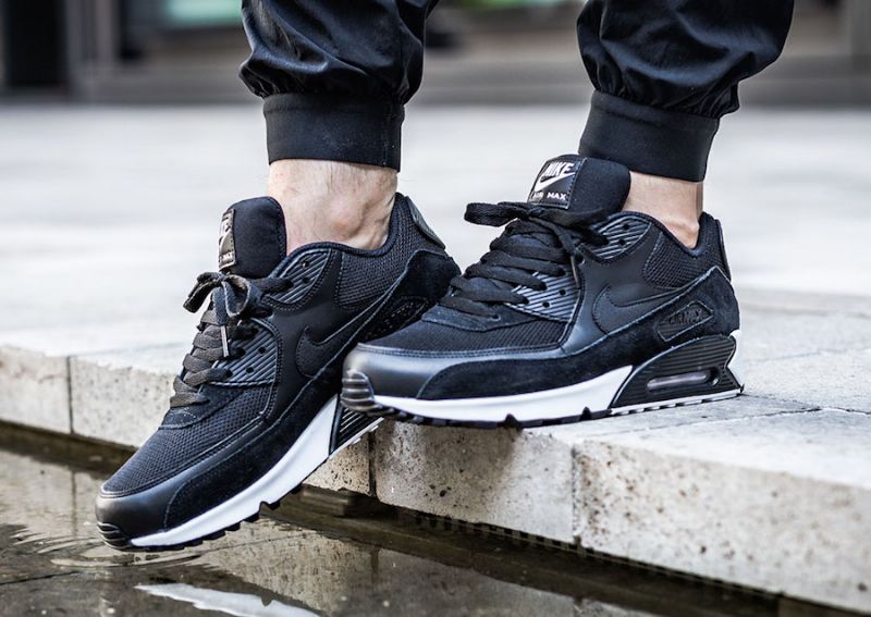 Nike Air Max 90 Essential Férfi / Női Alkalmi Fekete / Fekete-fehér