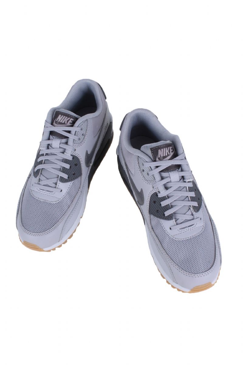Nike Air Max 90 Essential Női Női Alkalmi Farkasszürke / Tiszta Platina-gumi Világosbarna-sötétszürke