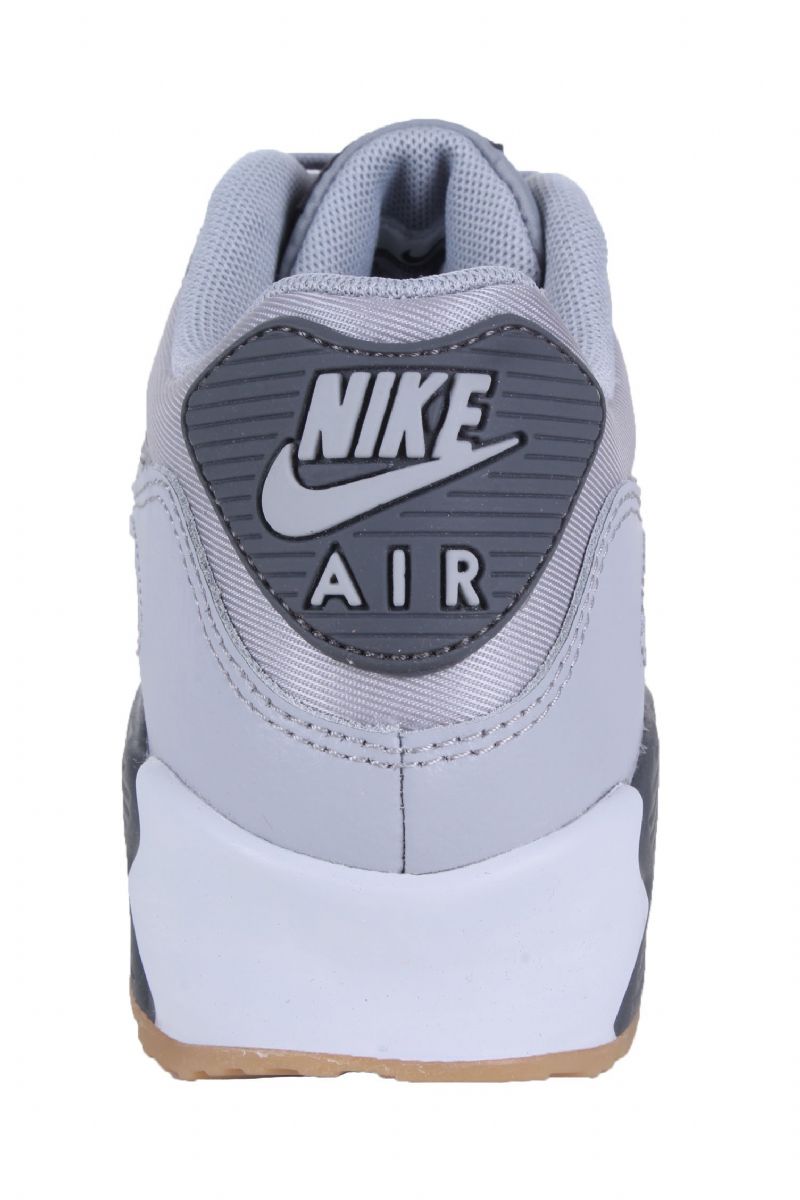 Nike Air Max 90 Essential Női Női Alkalmi Farkasszürke / Tiszta Platina-gumi Világosbarna-sötétszürke
