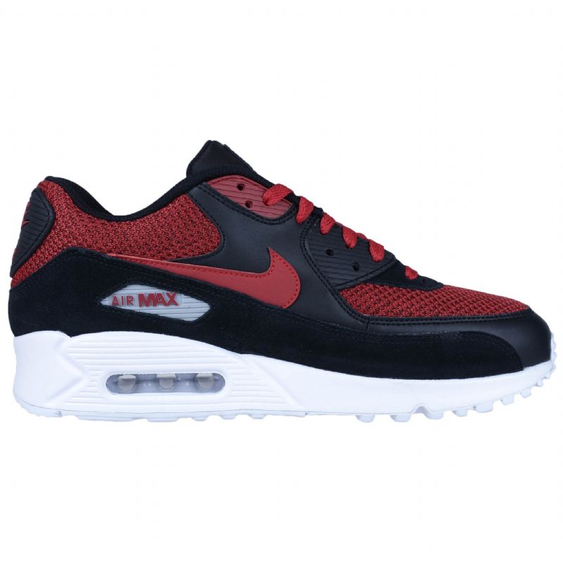 Nike Air Max 90 Essential Tough Piros Férfi / Női Alkalmi Fekete / Hard Piros-hard Piros-wolf Szürke
