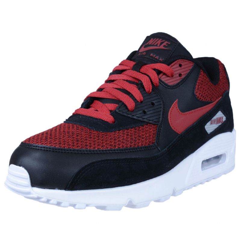 Nike Air Max 90 Essential Tough Piros Férfi / Női Alkalmi Fekete / Hard Piros-hard Piros-wolf Szürke