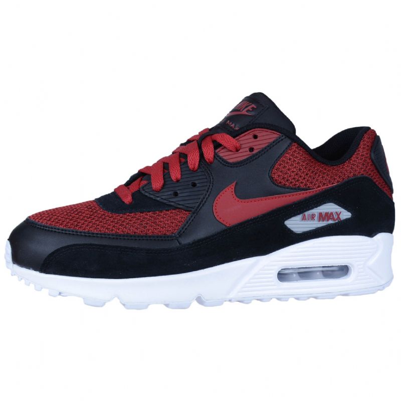 Nike Air Max 90 Essential Tough Piros Férfi / Női Alkalmi Fekete / Hard Piros-hard Piros-wolf Szürke