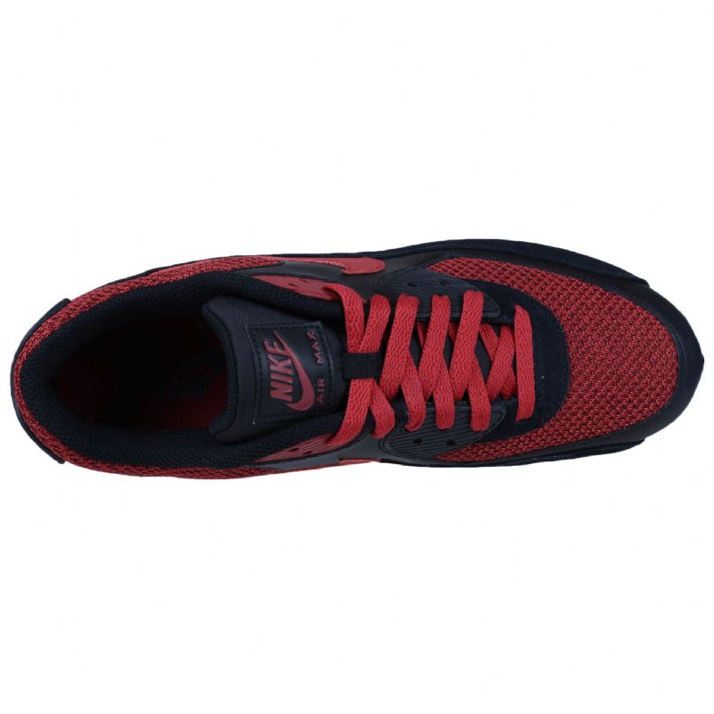 Nike Air Max 90 Essential Tough Piros Férfi / Női Alkalmi Fekete / Hard Piros-hard Piros-wolf Szürke