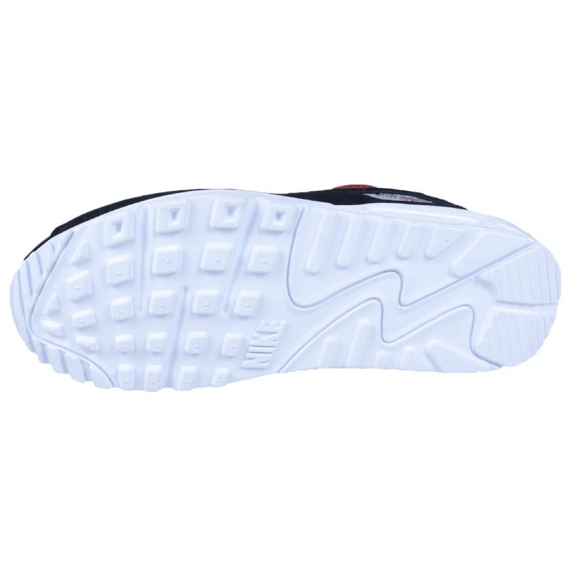 Nike Air Max 90 Essential Tough Piros Férfi / Női Alkalmi Fekete / Hard Piros-hard Piros-wolf Szürke