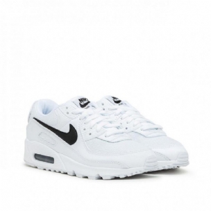 Nike Air Max 90 Fehér Fekete Férfi / Női Alkalmi / Fekete-fehér