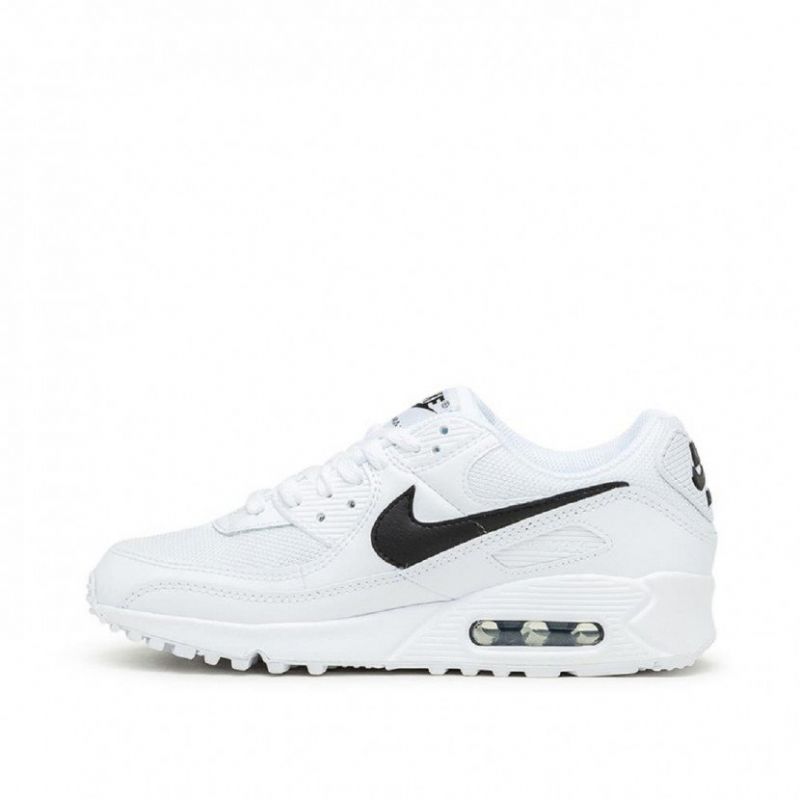 Nike Air Max 90 Fehér Fekete Férfi / Női Alkalmi / Fekete-fehér