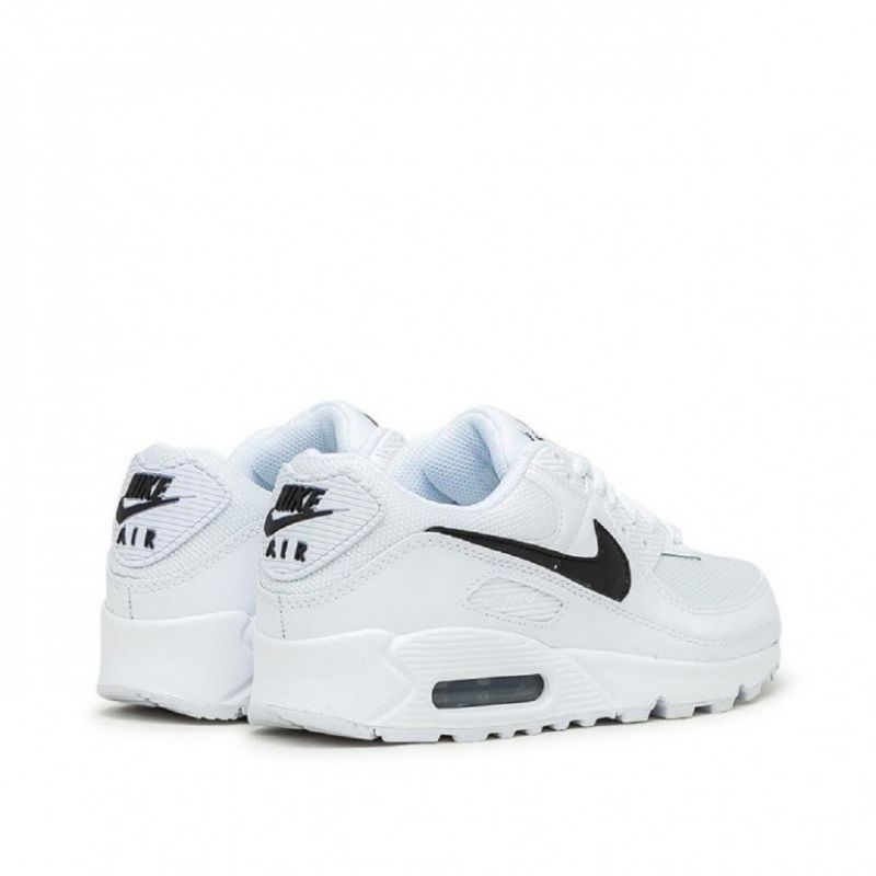 Nike Air Max 90 Fehér Fekete Férfi / Női Alkalmi / Fekete-fehér