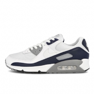 Nike Air Max 90 Férfi Alkalmi Fehér / Fehér-szemcsés Szürke-obszidián