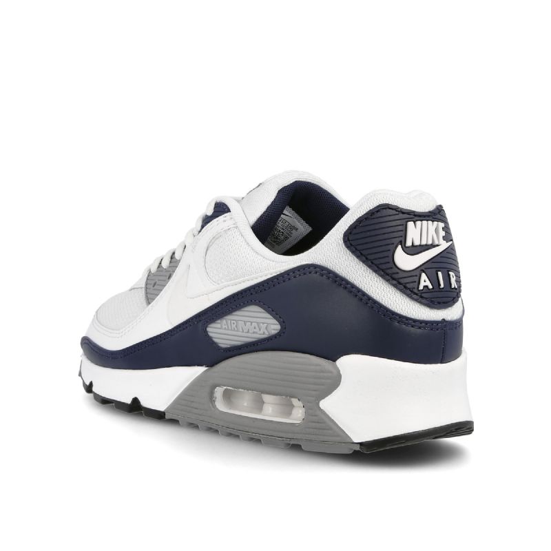 Nike Air Max 90 Férfi Alkalmi Fehér / Fehér-szemcsés Szürke-obszidián