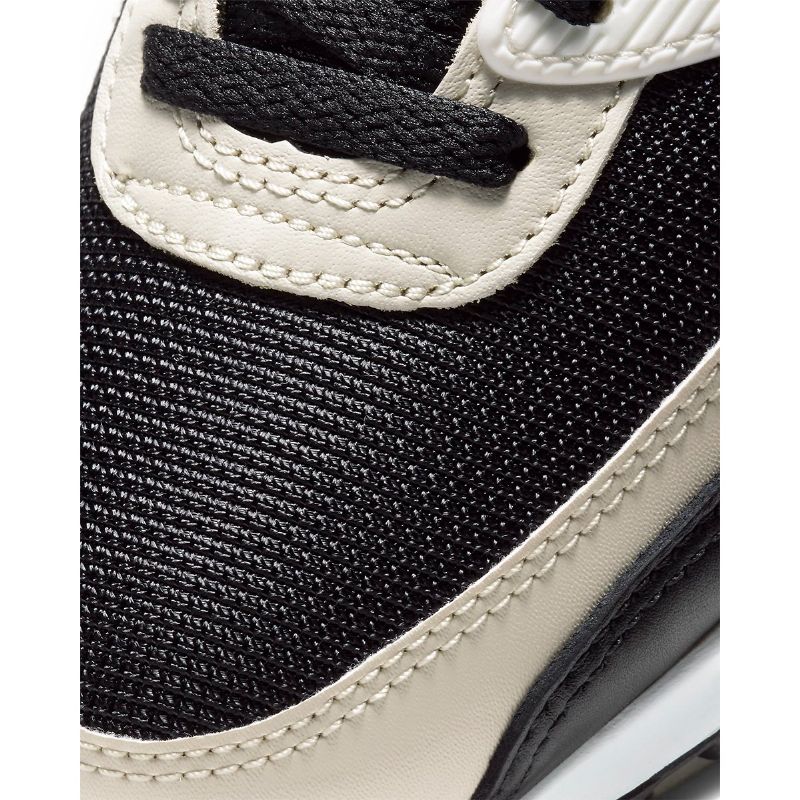 Nike Air Max 90 Férfi / Női Alkalmi Fekete / Csúcsfehér / Világos Ércfa