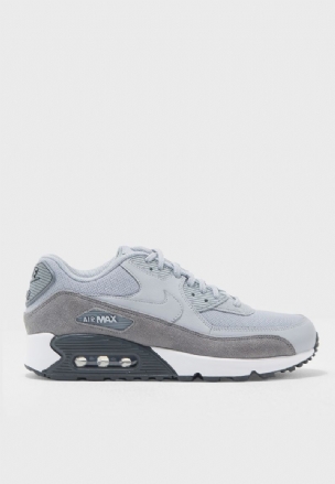 Nike Air Max 90 Férfi/női Alkalmi Szürke-fehér-szürke