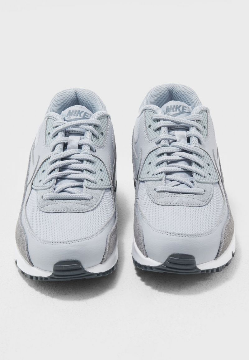 Nike Air Max 90 Férfi/női Alkalmi Szürke-fehér-szürke