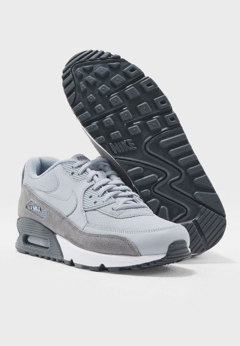 Nike Air Max 90 Férfi/női Alkalmi Szürke-fehér-szürke