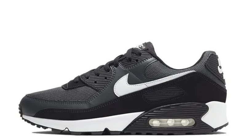 Nike Air Max 90 Férfi / Női Alkalmi Vasszürke / Fehér-dk Füstszürke-fekete