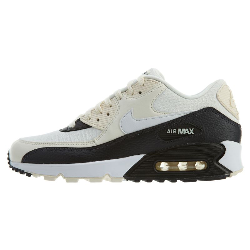 Nike Air Max 90 Halvány Elefántcsont Női Alkalmi / Csúcs Fehér-fekete
