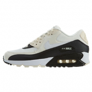 Nike Air Max 90 Halvány Elefántcsont Női Alkalmi / Csúcs Fehér-fekete