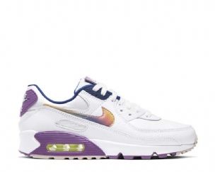 Nike Air Max 90 Húsvéti Női Alkalmi Fehér / Többszínű-lila Köd