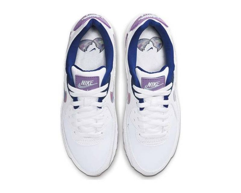 Nike Air Max 90 Húsvéti Női Alkalmi Fehér / Többszínű-lila Köd