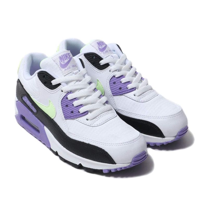 Nike Air Max 90 Női Alkalmi Fehér / Bad Volt-fekete