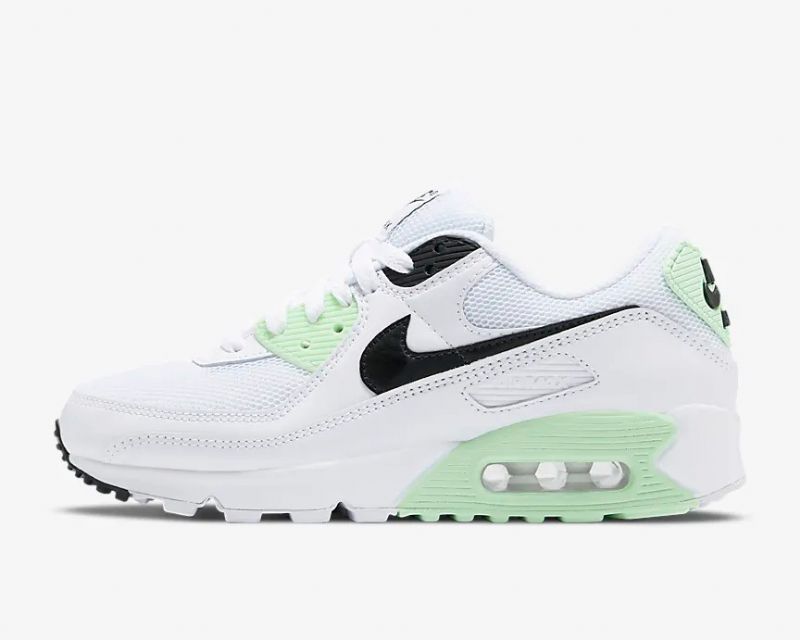 Nike Air Max 90 Női Alkalmi Fehér / Fekete / Zöld