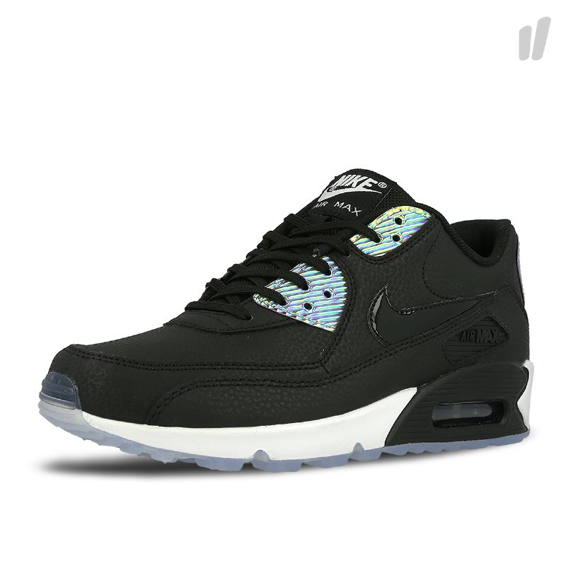 Nike Air Max 90 Prem Férfi / Női Alkalmi Fekete / Fekete-tiszta Platina