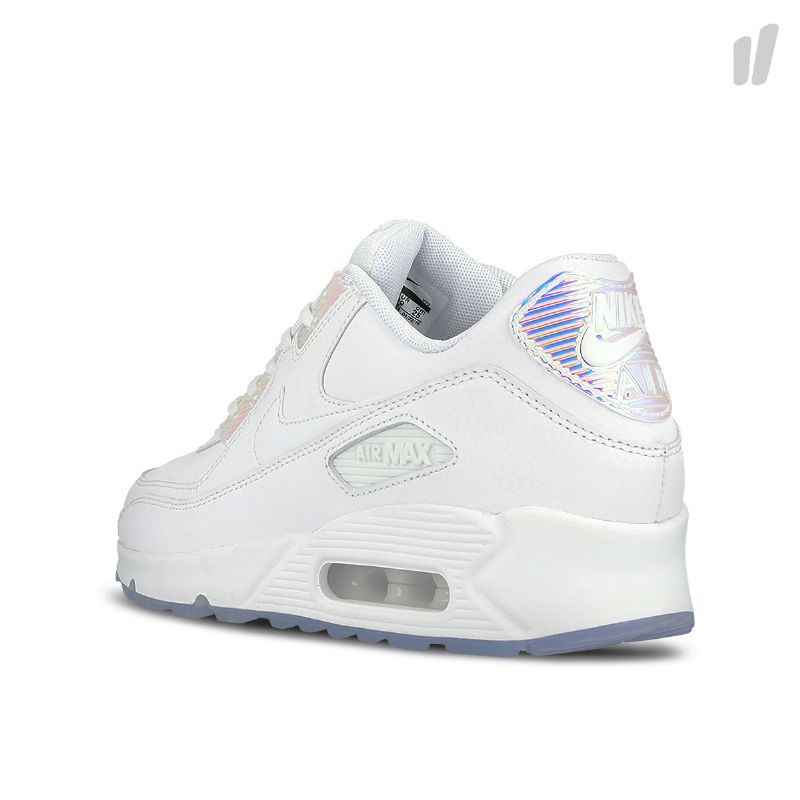 Nike Air Max 90 Premium Férfi / Női Alkalmi Fehér / Fehér-kék Színű