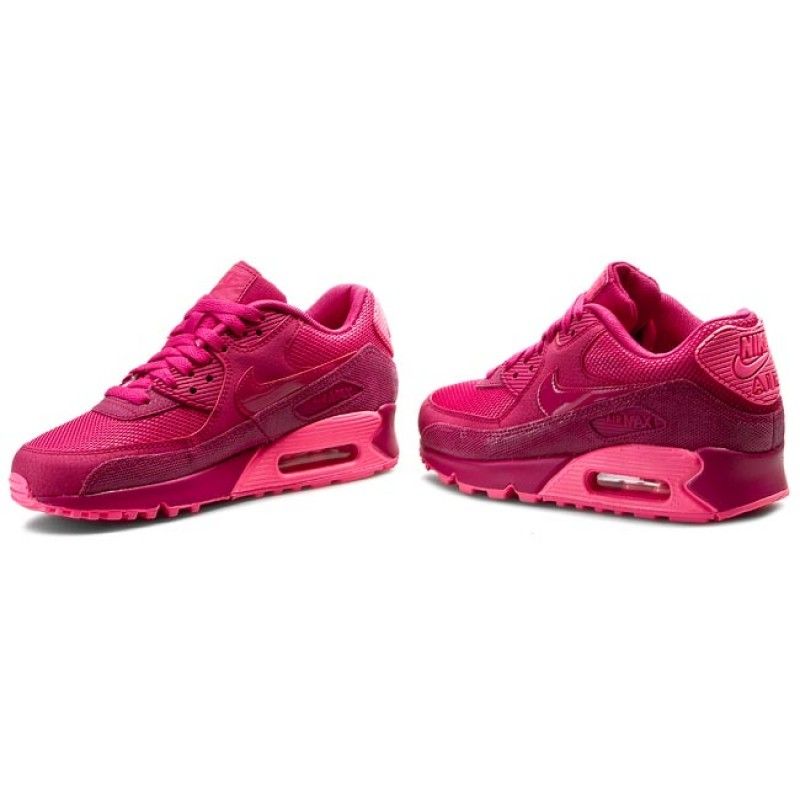 Nike Air Max 90 Premium Fireberry Női Alkalmi / Rózsaszín Púder