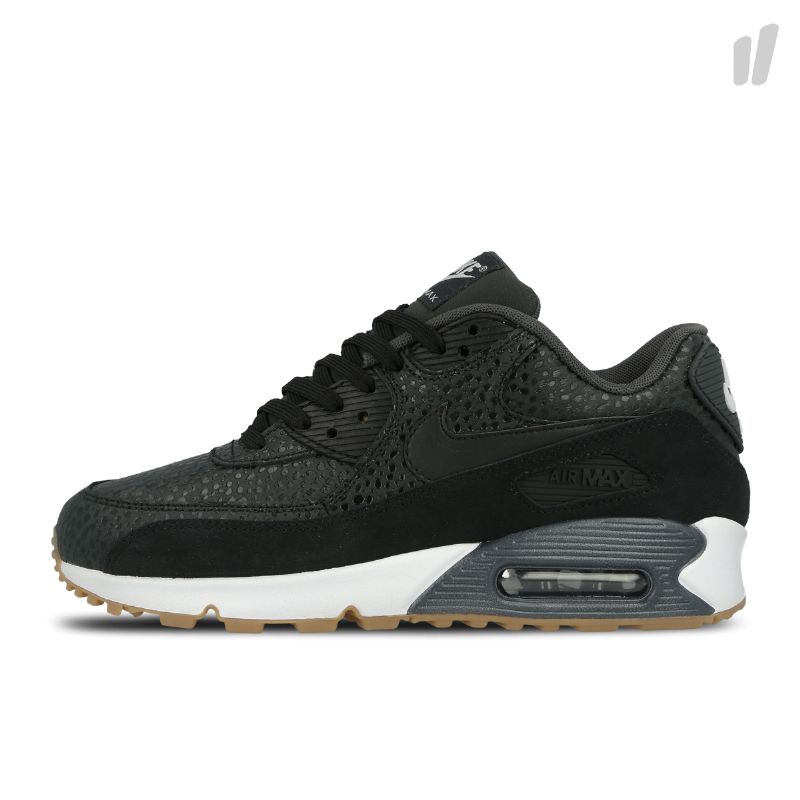 Nike Air Max 90 Premium Női Alkalmi Fekete / Fekete-fekete-fehér