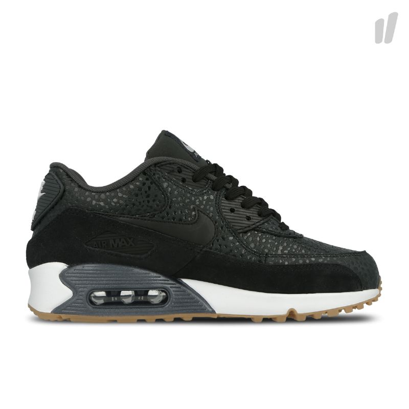 Nike Air Max 90 Premium Női Alkalmi Fekete / Fekete-fekete-fehér
